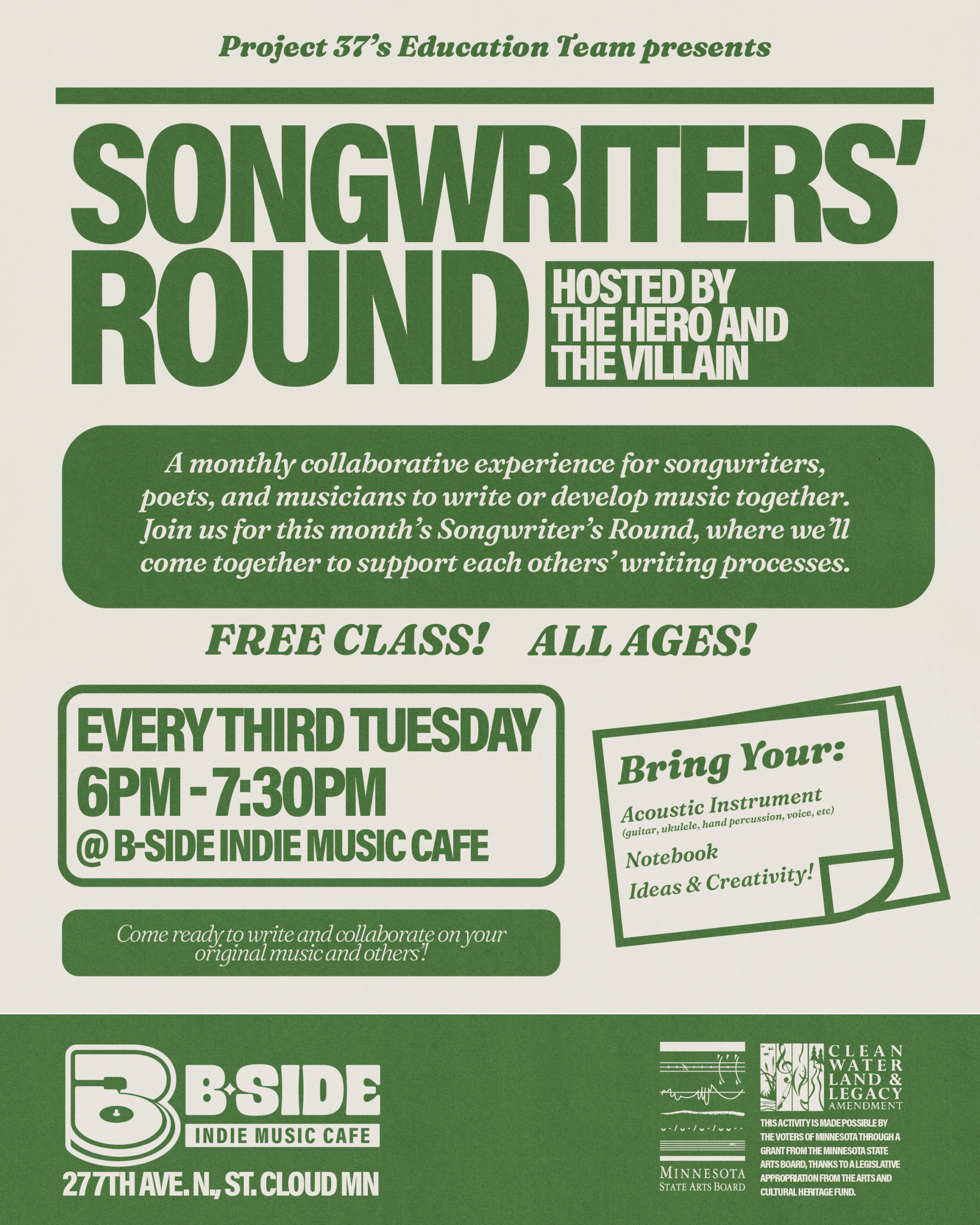 songwriters' round reoccurring_Instagram